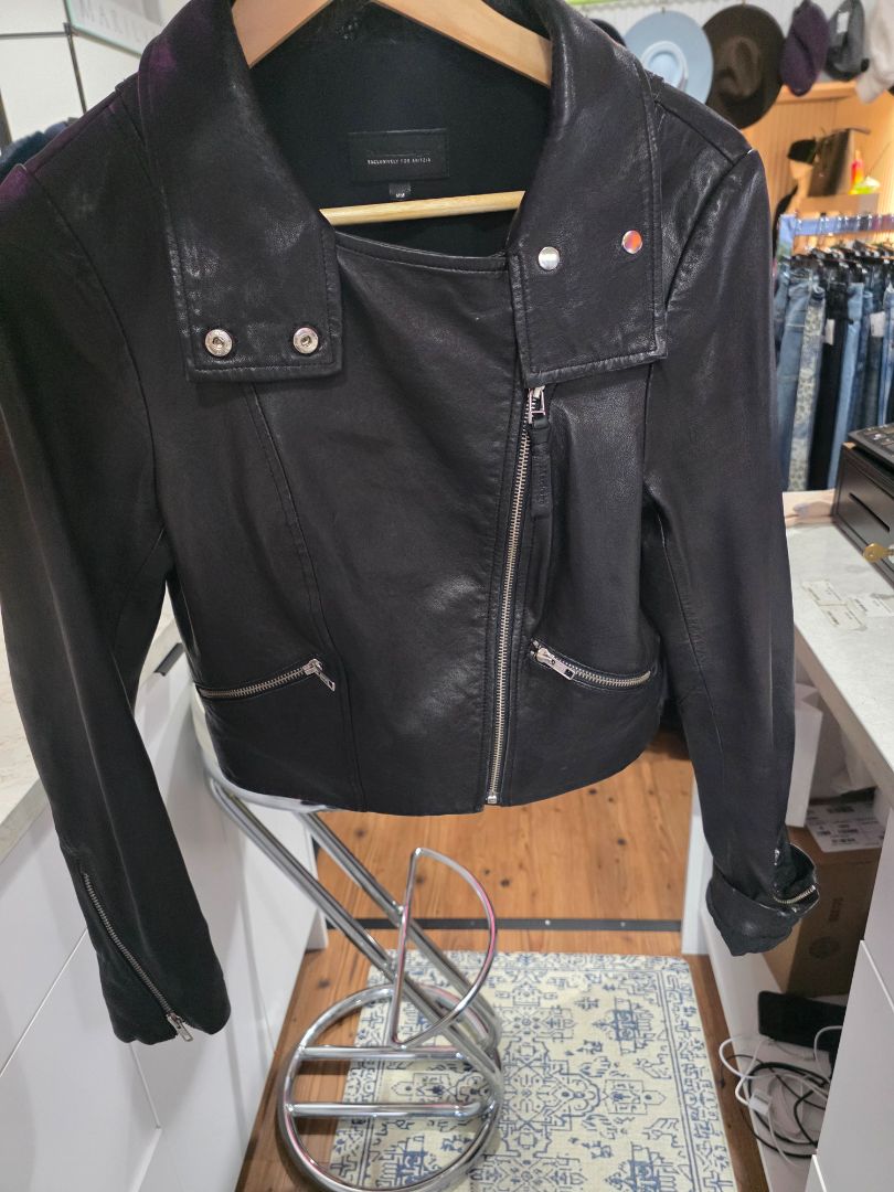 MACKAGE LAMBSKIN MOTO JACKET