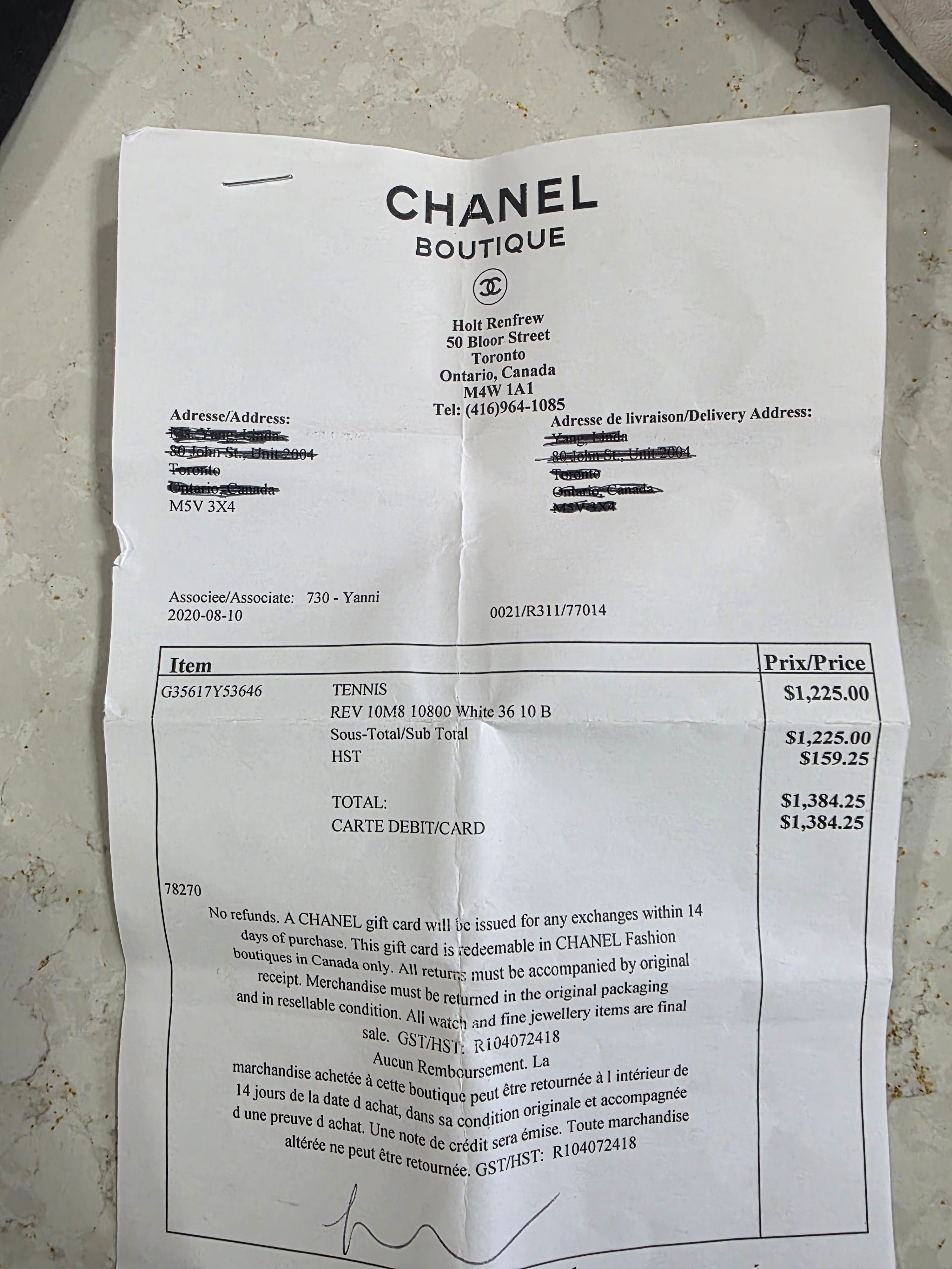 IVORY/BLACK CHANEL women's shoes, 36