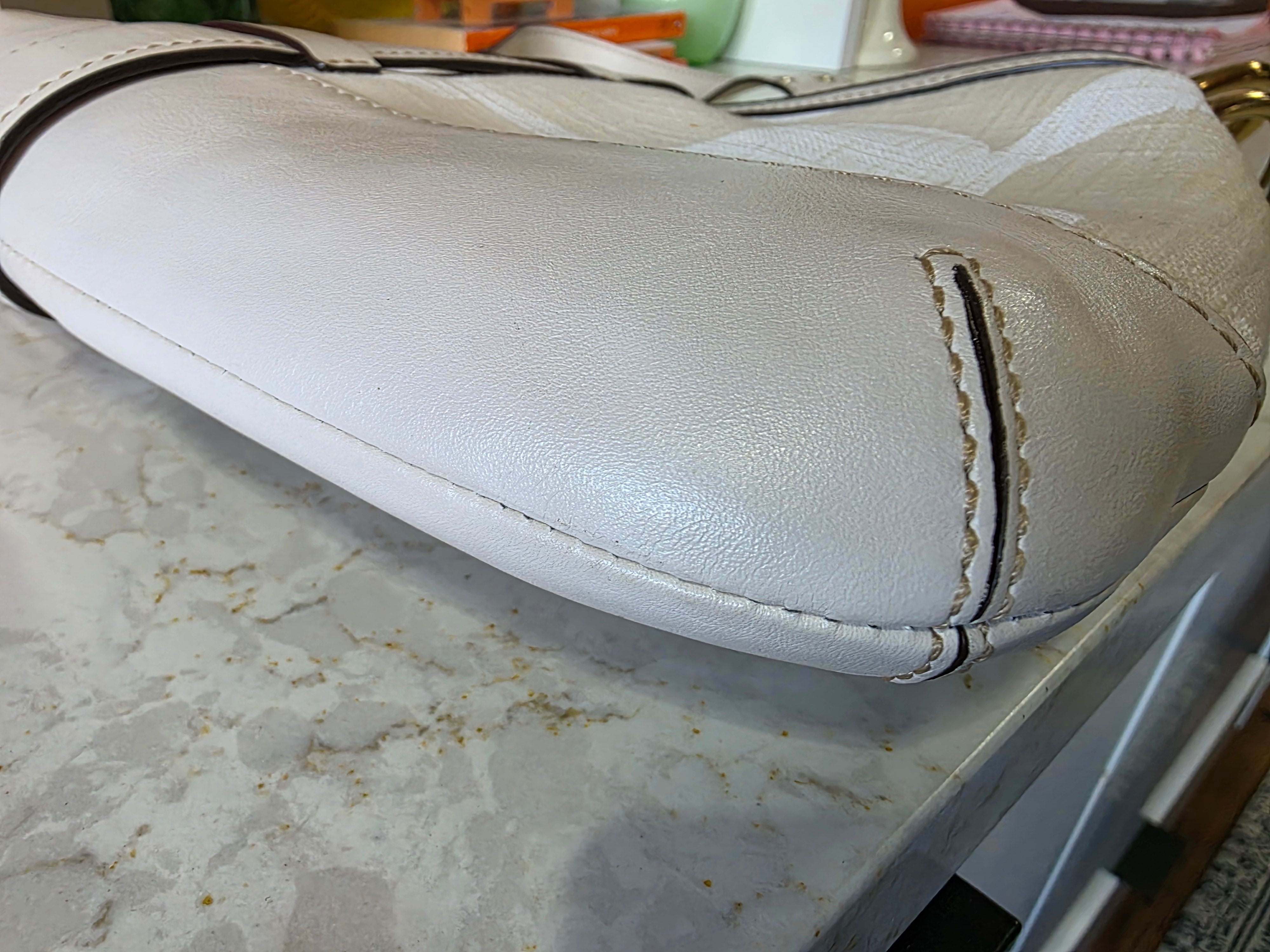CREAM COACH VINTAGE 2000s legacy shoulder bag, mint