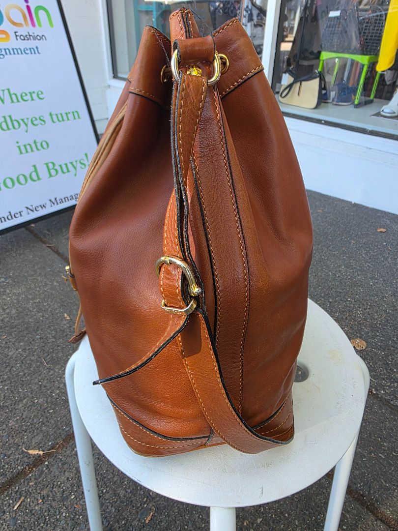 COGNAC VINTAGE  CELINE BAG (1988)