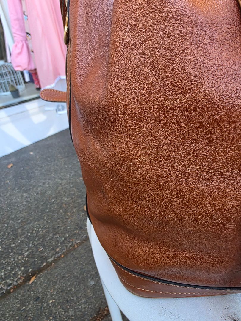 COGNAC VINTAGE  CELINE BAG (1988)
