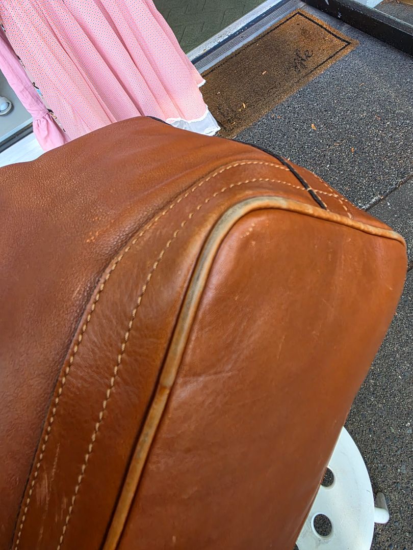 COGNAC VINTAGE  CELINE BAG (1988)