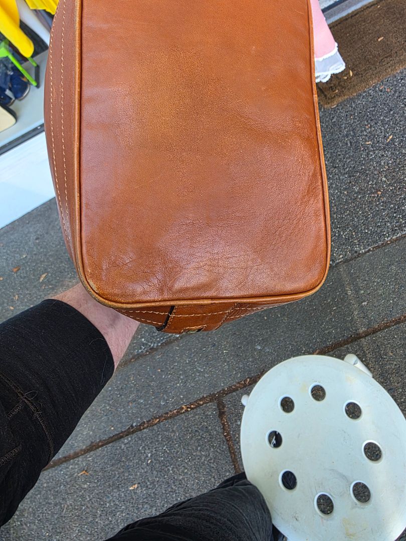 COGNAC VINTAGE  CELINE BAG (1988)