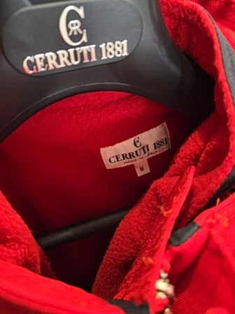 VINTAGE RED CERRUTI 1881 FERRARI TEAM JACKET