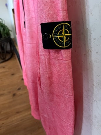 PINK STONE ISLAND HOODIE (comes with patch)