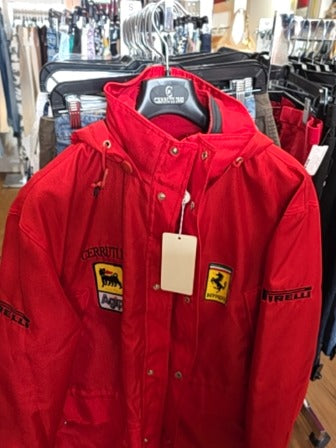 VINTAGE RED CERRUTI 1881 FERRARI TEAM JACKET