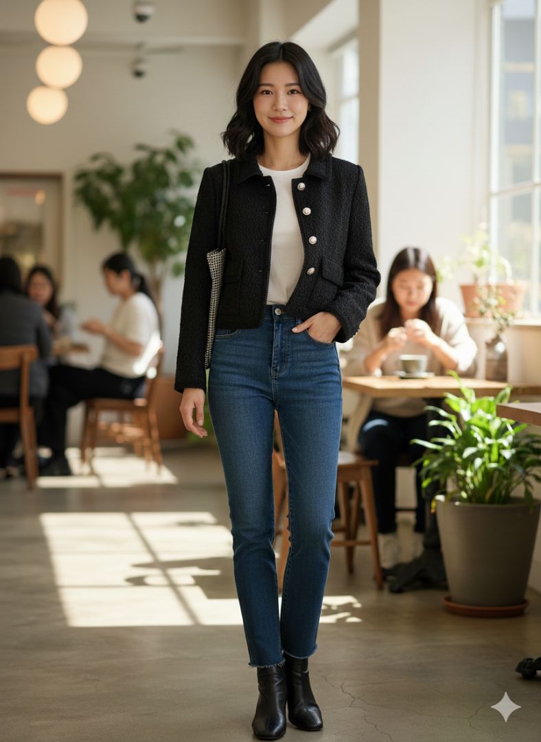 MY LITTLE BANANA CROPPED BLAZER