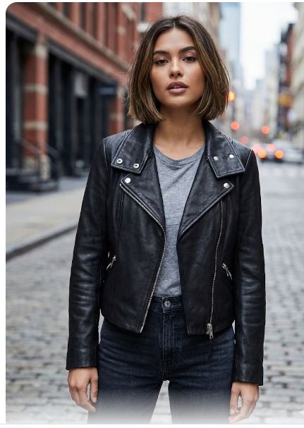 MACKAGE LAMBSKIN MOTO JACKET