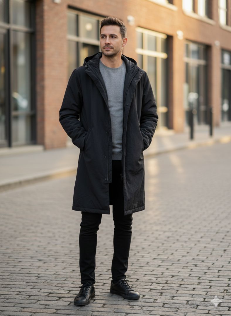REIGNING CHAMP HOODED TRENCH