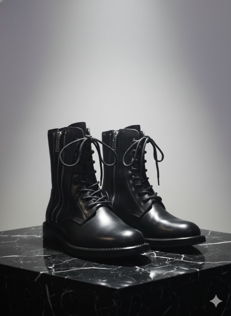 SAINT LAURENT COMBAT BOOTS
