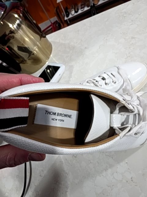 THOM BROWNE LACE-UP SNEAKERS