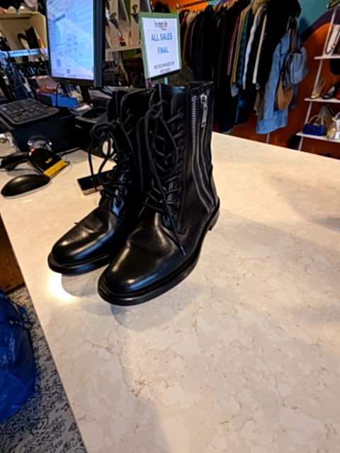 SAINT LAURENT COMBAT BOOTS