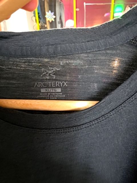GREY ARCTERYX'CORMAC CREW' SHORT SLEEVE