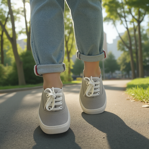 スニーカー THOM BROWNE SS23 COTTON CANVAS SNEAKER (MFD258A_F0102100) WHITE Thom Browne COTTON CANVAS SNEAKER (MFD258A) – LOZURI®