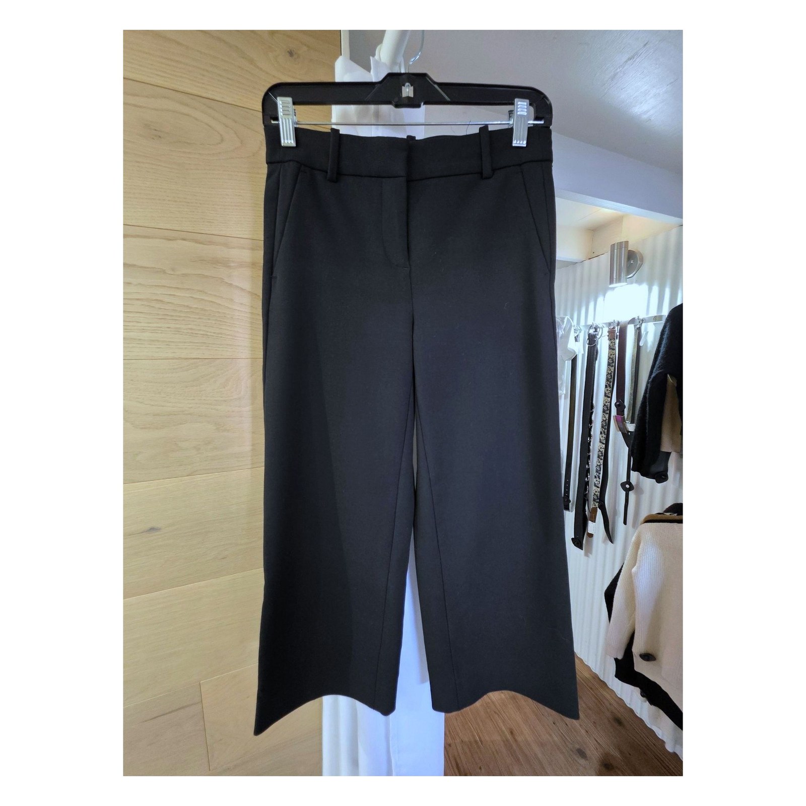 J.CREW BLACK 365 WIDE LEG PANTS