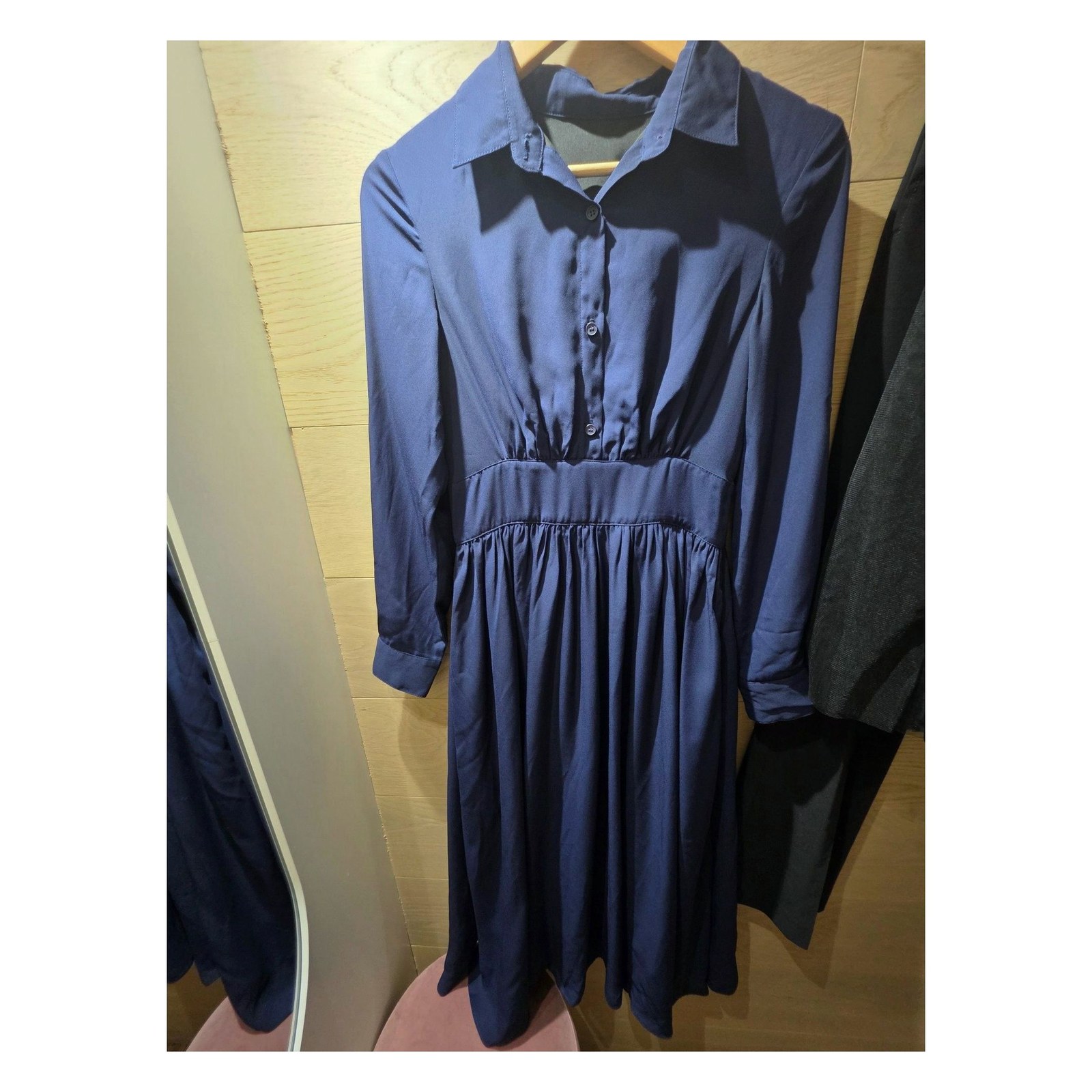 Btq long Sleeve Dress Navy
