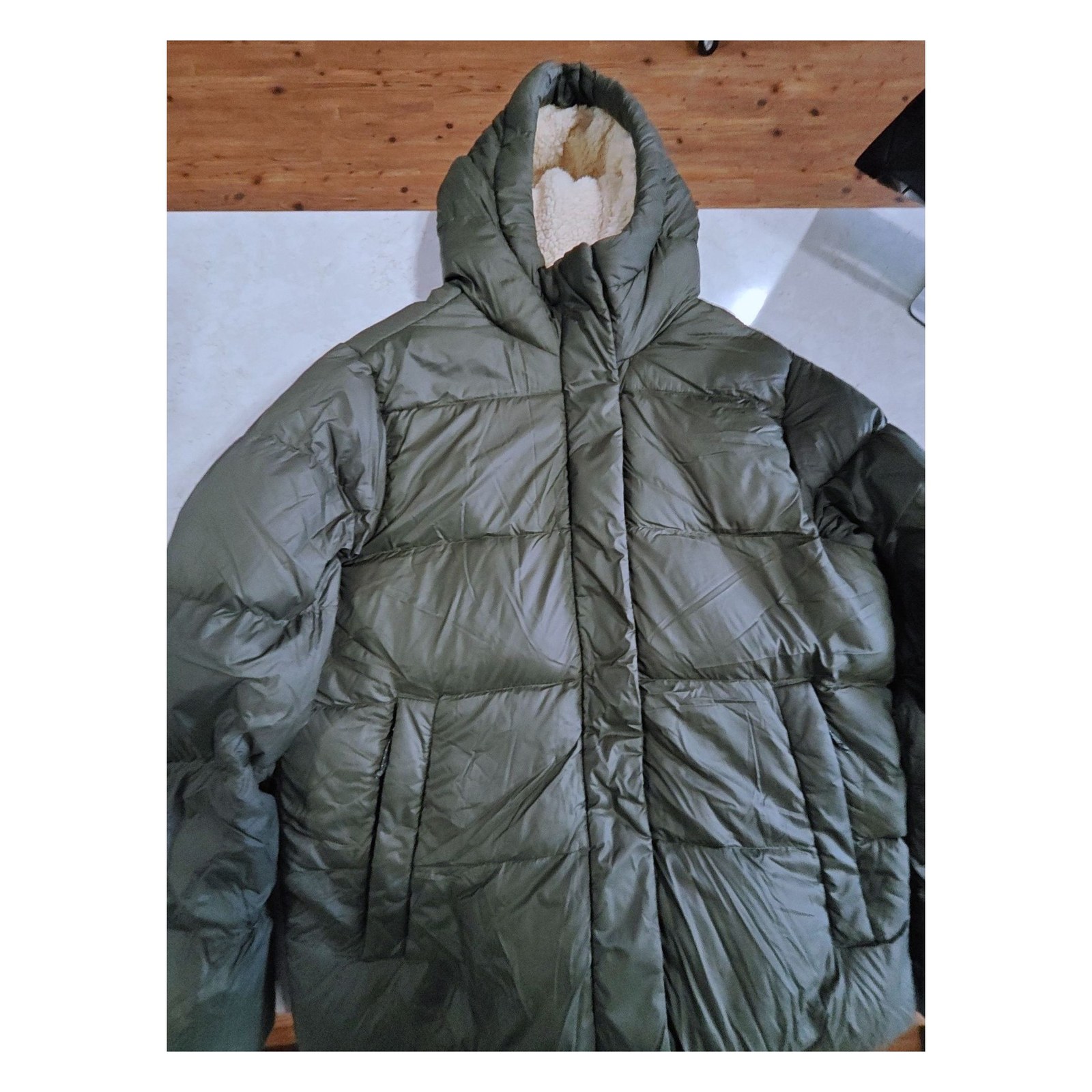Green EDDIE BAUER Puffer Jacket