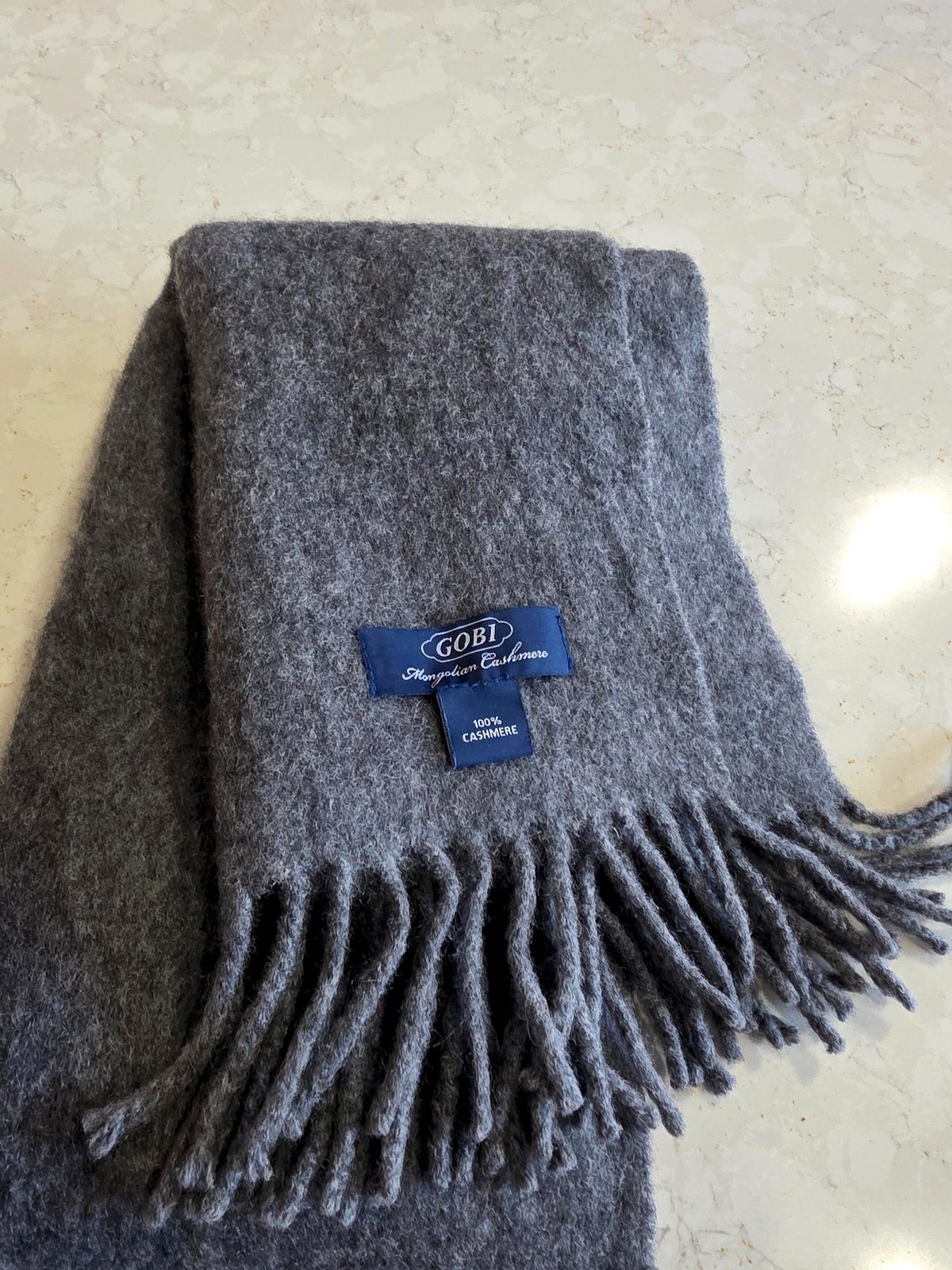 GOBI CASHMERE FRINGED SCARF