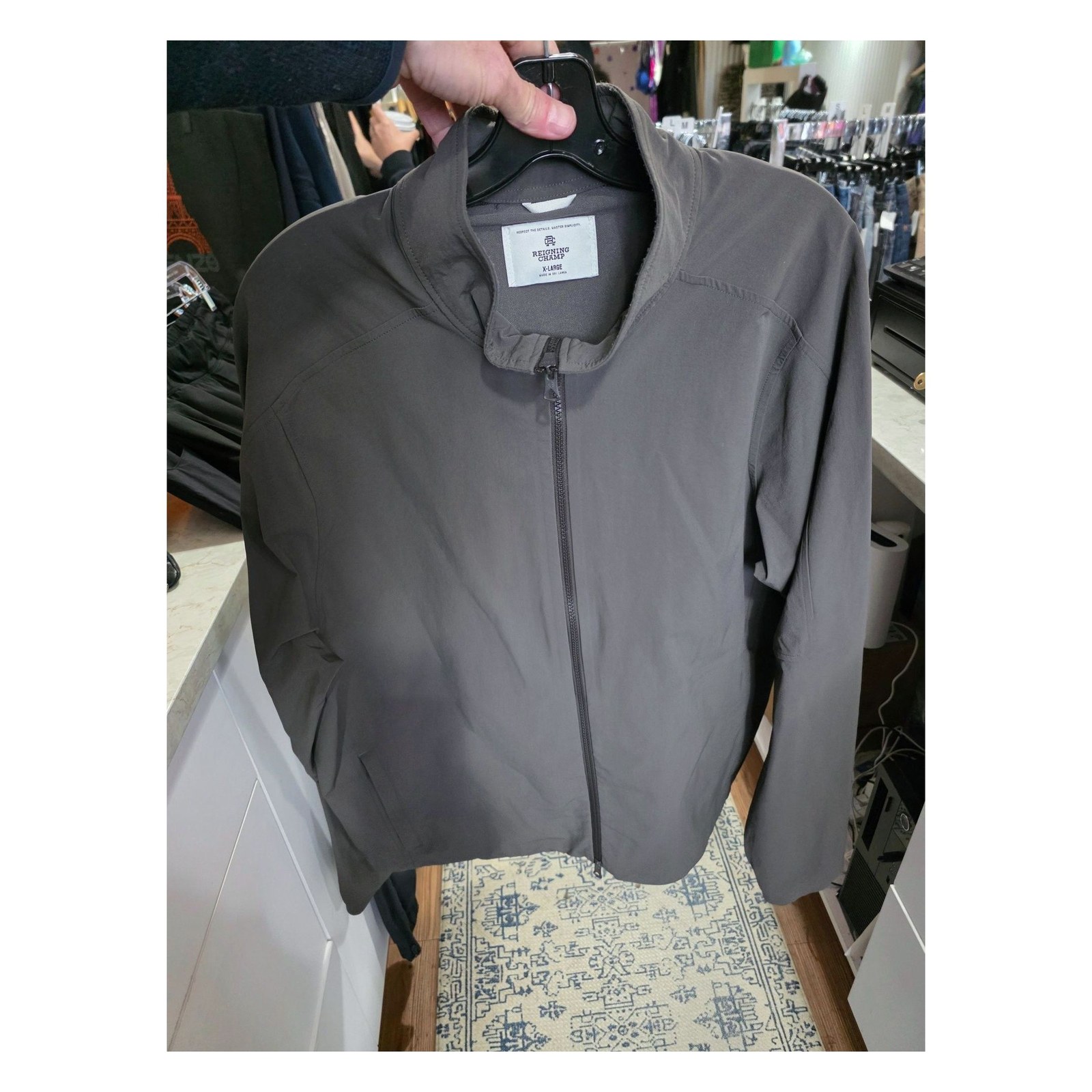 REIGNING CHAMP ZIP-UP JACKET