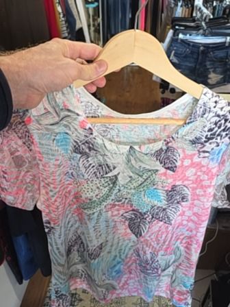 MULTICOLOUR PERIWINKLE THIRT