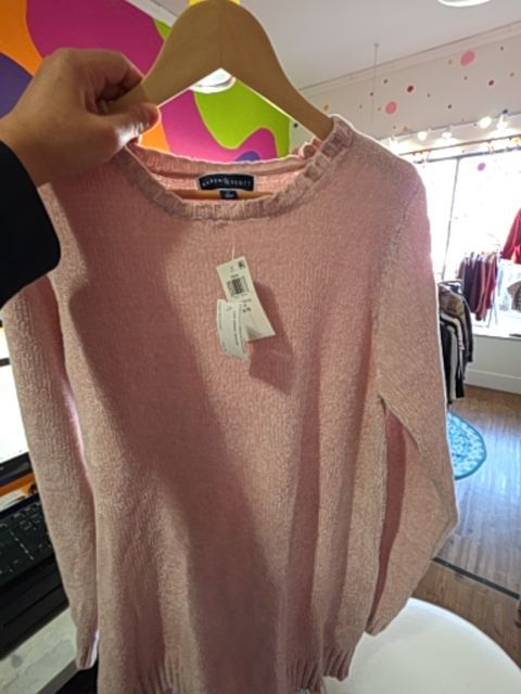 KAREN SCOTT SWEATER PINK BNWT