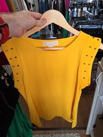 GOLDEN YELLOW MICHAEL KORS TOP