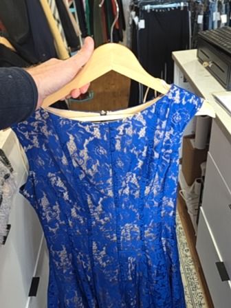 ROYAL BLUE BTQ DRESS