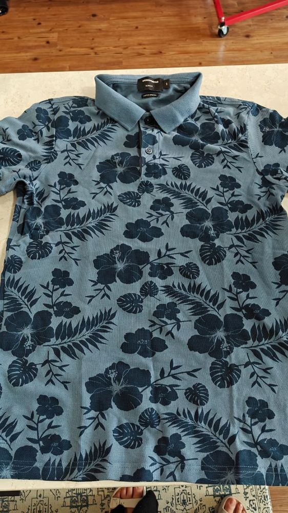 MEN'S BLUE WOOLWORTHS POLO