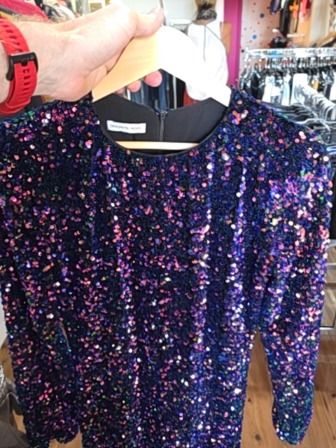 MULTICOLOUR DESIGNER REMIX SEQUENCE DRESS