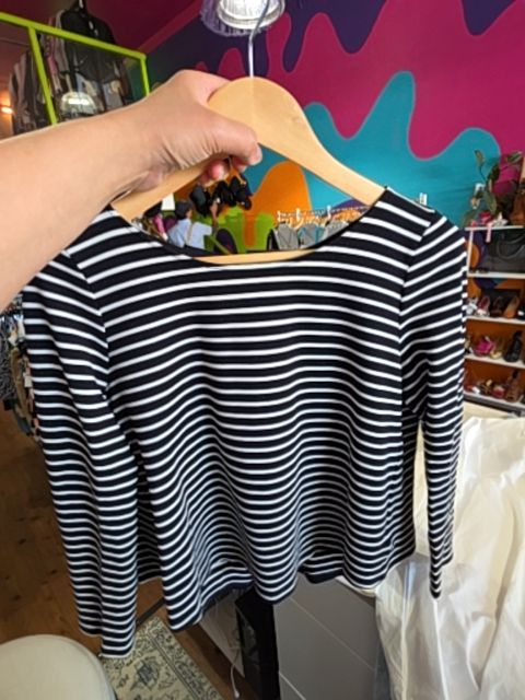 LANVIN EN BLEU STRIPED TOP (AS IS)