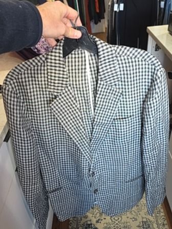 BLACK/WHITE ARMANI COLLEZIONI BLAZER