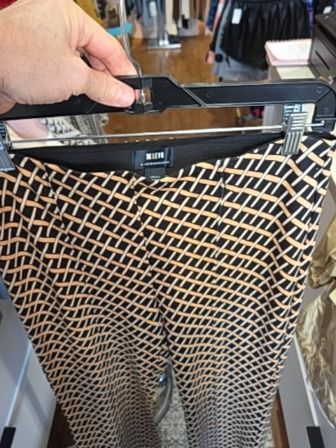 BLACK/ORANGE MAEVE KICK FLARE PULL UP PANTS