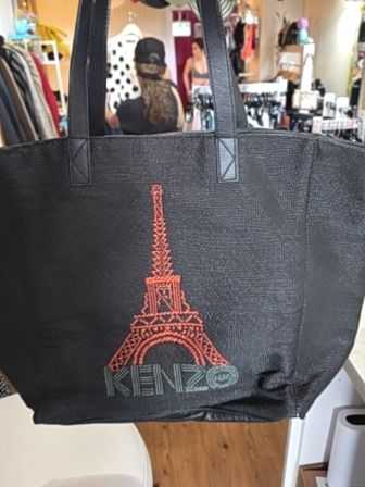 BLACK KENZO PARIS BAG