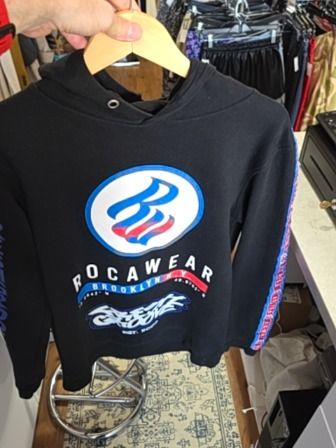 BLACK Y2K  ROCAWEAR HOODIE