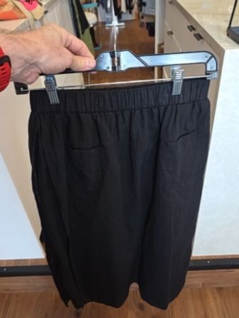 cotton blend BLACK BTQ PANTS/SKIRT