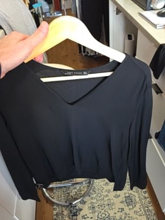 BLACK ZARA TOP