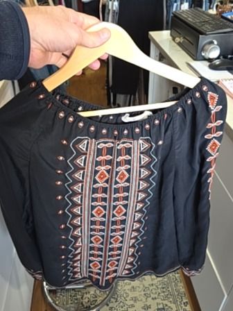 BLACK TORY BURCH TOP