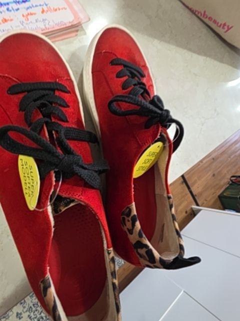PAUL GREEN RED SNEAKERS