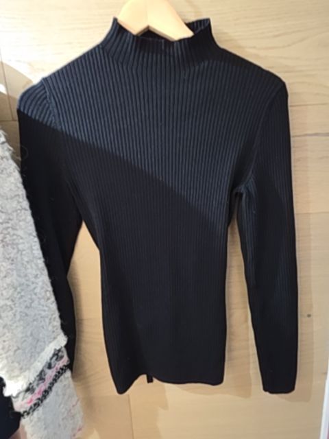 Babaton ribbed mock turtleneck