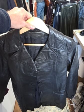 BLACK INDUSTRIA ARGENTINA LEATHER JACKET