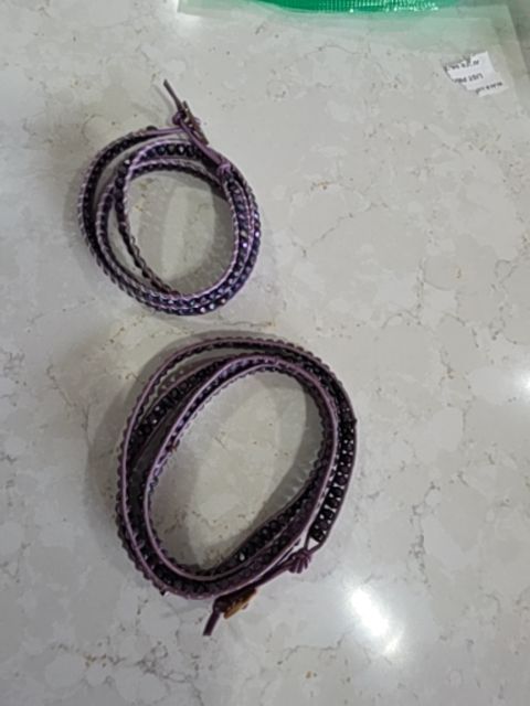Purple wrap around braided BRACELET