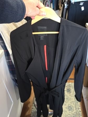 BLACK MAISON CINQUECENT LIGHT TRENCH COAT