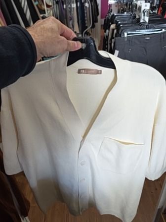 WHITE LE 31 100% COTTON CARDIGAN