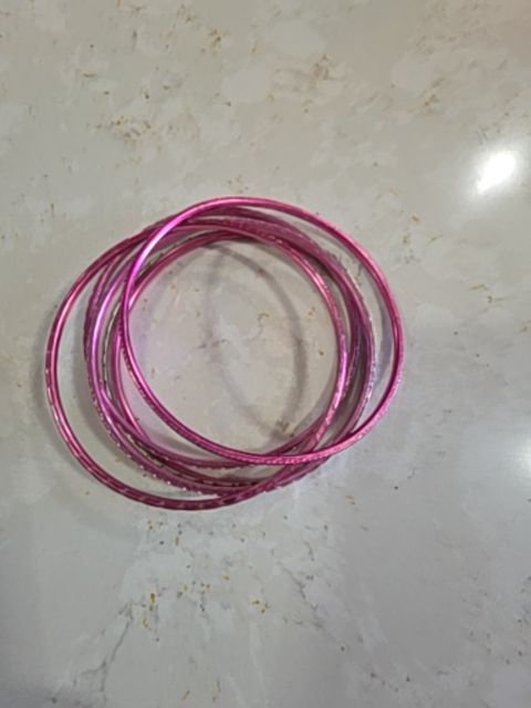 pink bangle set