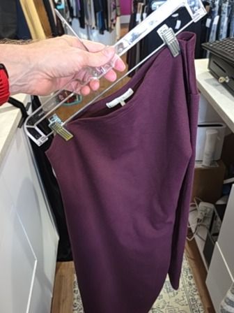 PLUM OAK + FORT ONE SHOULDER DRESS