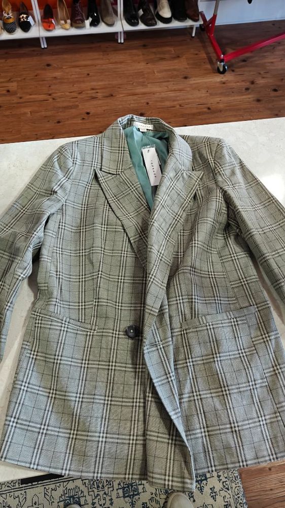 GREEN TOPSHOP BLAZER