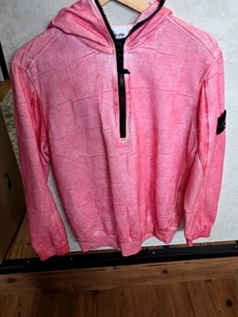 PINK STONE ISLAND HOODIE (comes with patch)