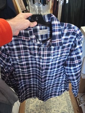 BLUE PLAID JACHS SHIRT