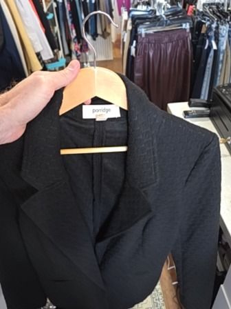 BLACK PORRIDGE (BY ANTHROPOLOGIE) BLAZER