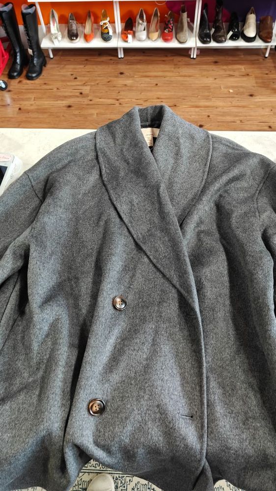 GREY H&M OVERSIZE JACKET